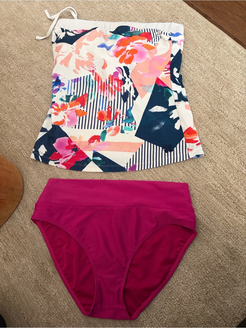 Hapari 3-Piece Bandeau Tankini with Swim Skirt